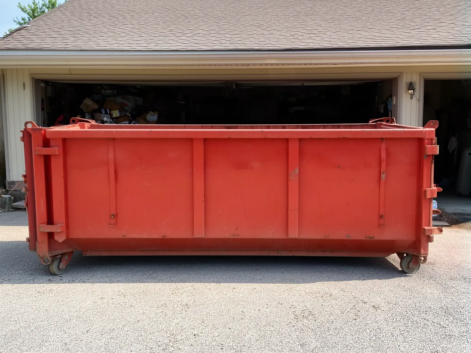 Roll-off dumpster from North Run Dumpster Rental in Reading, PA